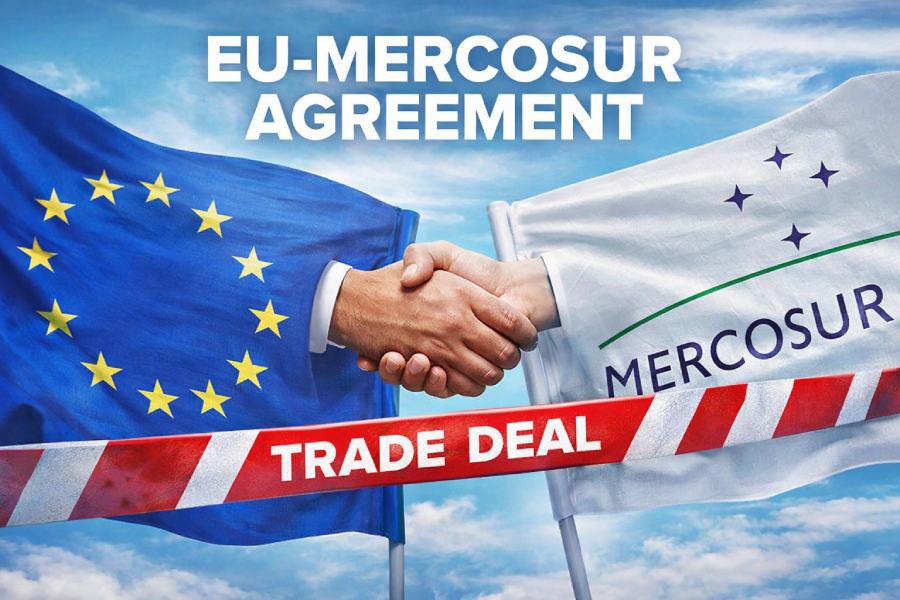 European Union to activate its trade agreement with Mercosur on 1 May 2026