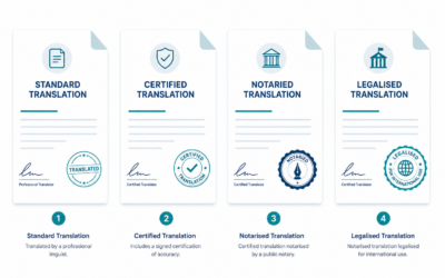Translation, Certified Translation, Notarisation, Apostille: What’s the Difference and Which Do You Need?