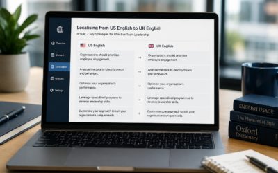 American English to British English: Why US Companies Entering the UK Need More Than a Spellcheck