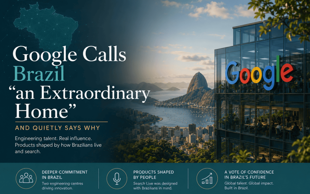 Google Calls Brazil “an Extraordinary Home” — and Quietly Says Why