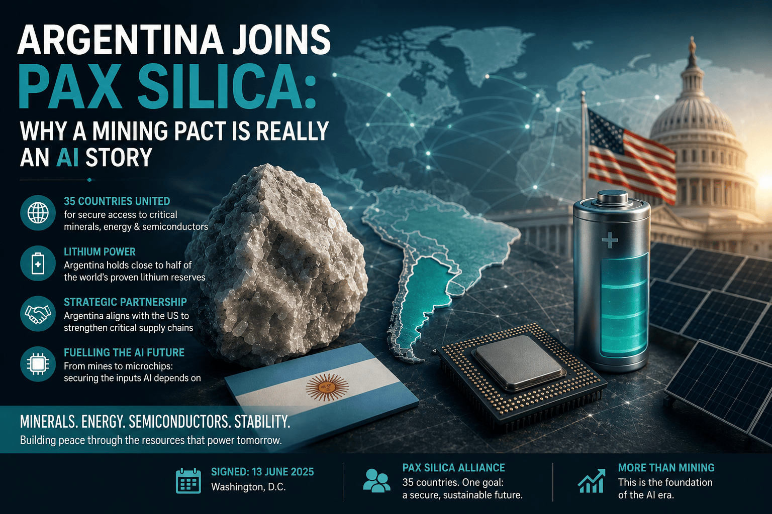 Argentina signs the Pax Silica critical minerals alliance