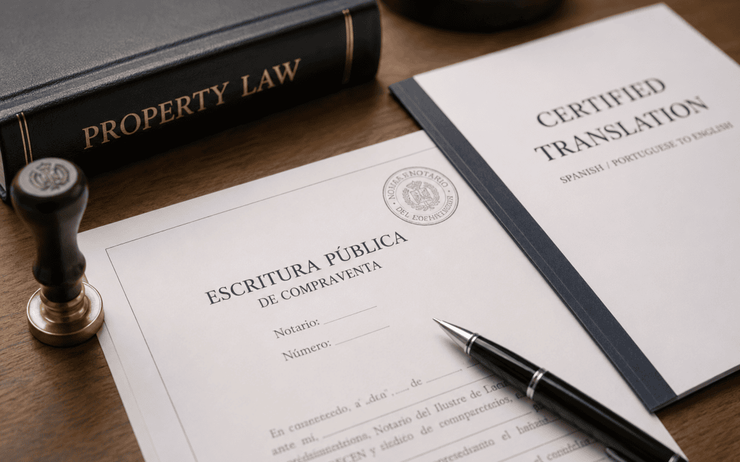 Translating Property Deeds from Spanish or Portuguese: What You Need to Know