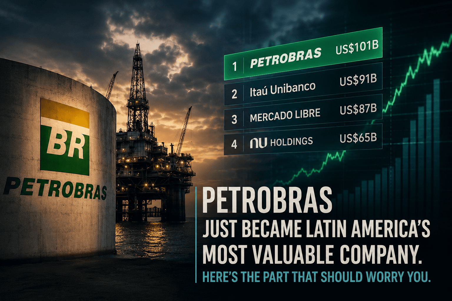 Petrobras overtakes Mercado Libre as Latin America's most valuable company on Wall Street
