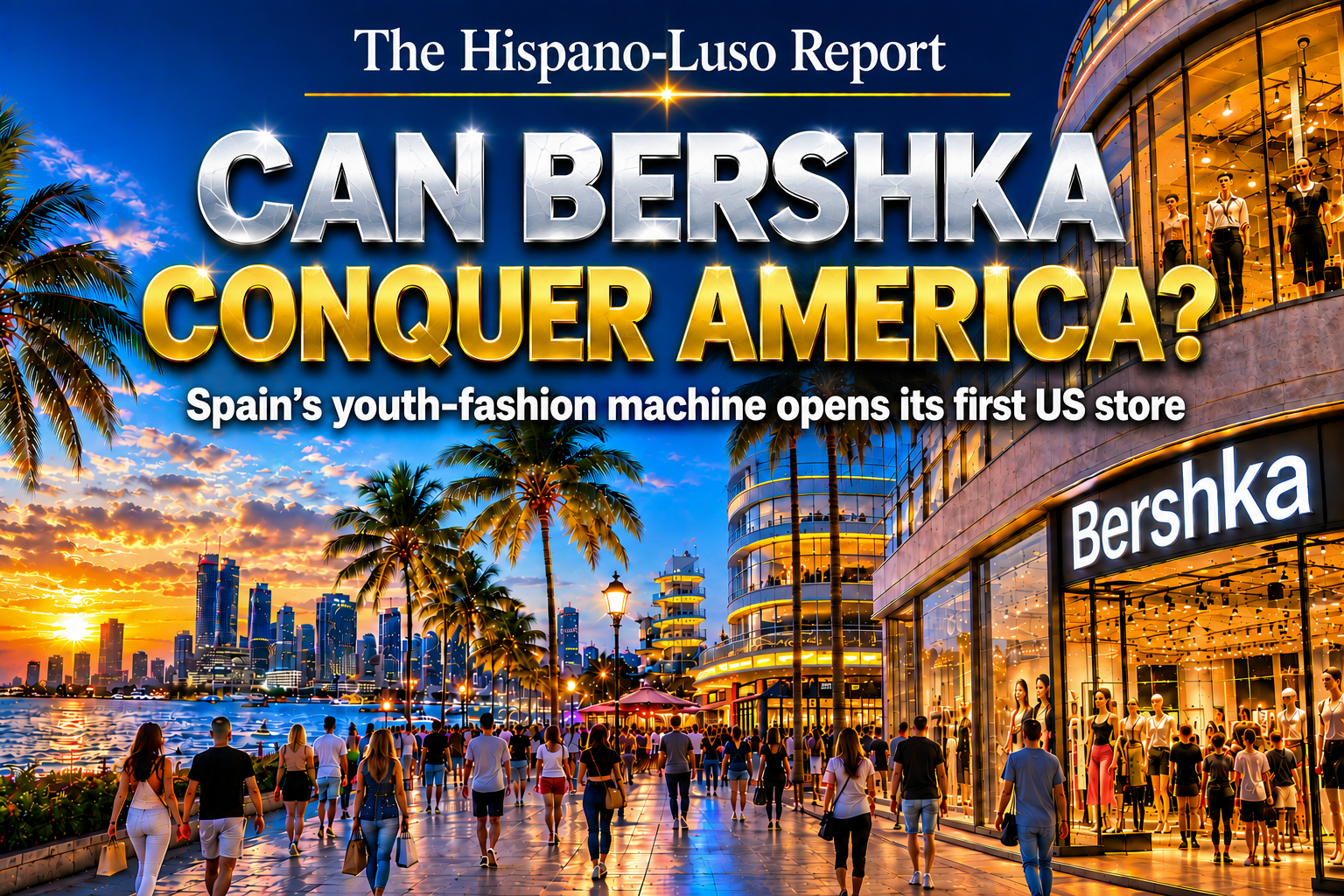 e3887611-7939-4e0f-9aa2-95c812d9384e Bershka US store opening in Miami — Can Bershka Conquer America cover, The Hispano-Luso Report